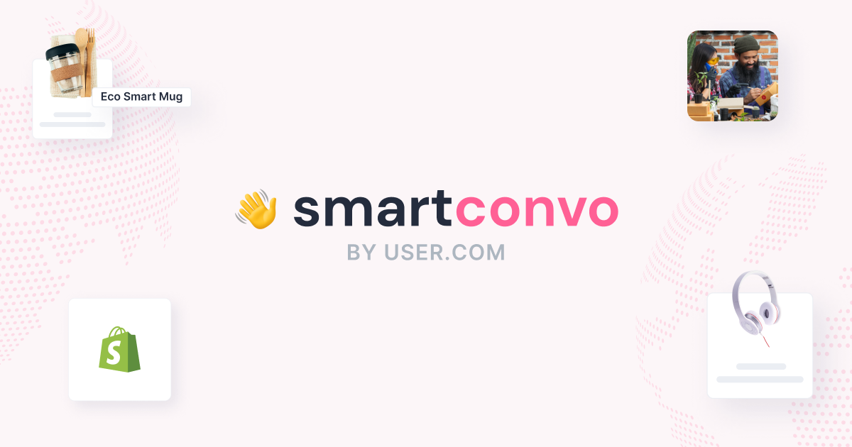 The bulk of these unknown visitors will never interact further, leave their email, and won't buy anything in your Shopify store. SmartConvo pulls deta